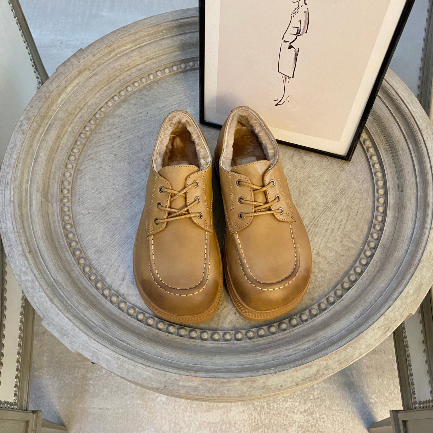 

SHOES designer top version pure handmade 2022ss UG warm snow boots big head