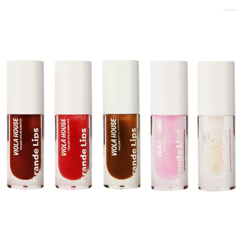 

Lip Gloss Fruit Transparent Oil Moisturizing Glaze Tinted Plumper, Barely there