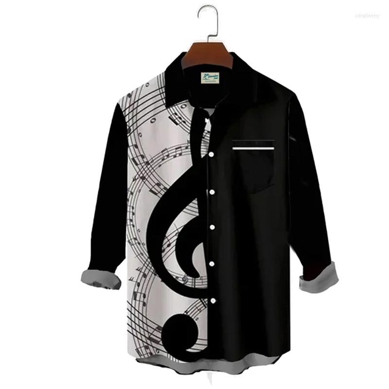 

Men' Casual Shirts Mens Black Note Cotton-Blend Series Long, Sky blue