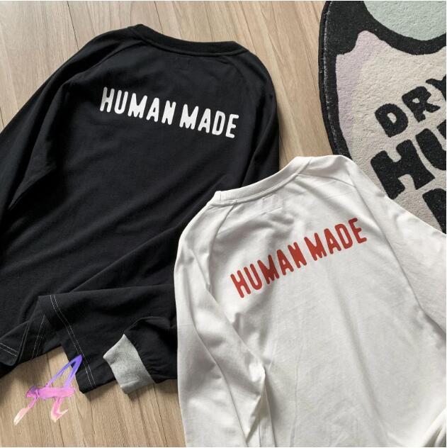 

Top Tees Embroidery Plus Tees Round Neck Long Sleeve Tshirts for Men Women