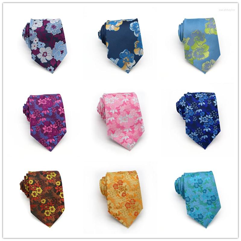

Bow Ties KT171-186 Design Mens Tie Luxury Man Floral Flowers Neckties Hombre 8 Cm Gravata Classic Business Casual Wedding