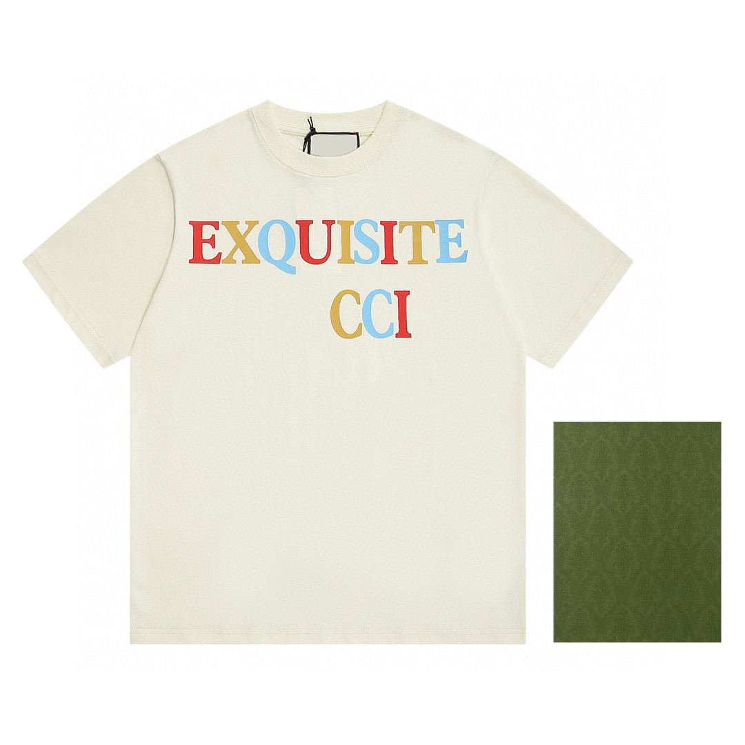 

Men's Plus Tees & Polos Round T-shirt plus size neck embroidered and printed polar style summer wear with street pure cotton grg2