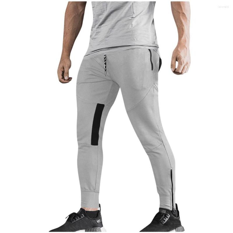 

Men's Pants Men Fitness Leggings Cotton Jogging Hip Hop Joggers Streetwear Running Trousers Training Bottoms Sweatpants, Black