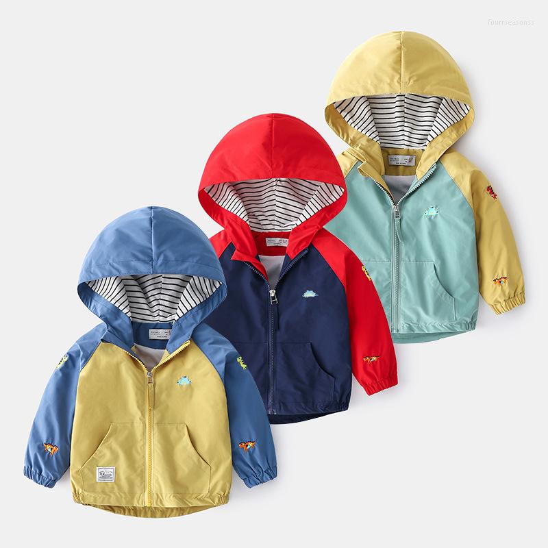 

Tench Coats Boys Coat Trench Top 2022 Korean Cartoon Children's Clothing 2-8 Years Kids Outfit Jacket Spring Autumn Baby Overcoat, Beige