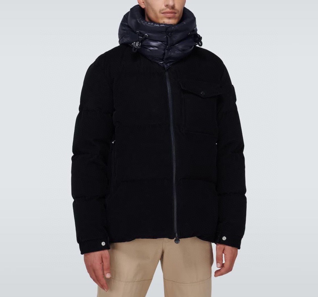 

Men's Down & parkas Luxury designer designs new men's corduroy hooded jacket in autumn and winter 01, Navy