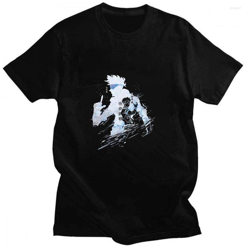 

Men's T Shirts 2022 Style Man Anime Print T-shirts With Round Collar, Black1