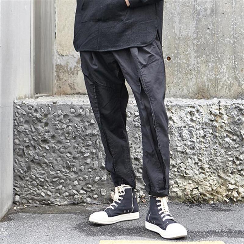 

Men's Pants Men Harun For Spring And Autumn Urban Youth Harajuku High Street Fashion Niche Design Dark Casual, Black