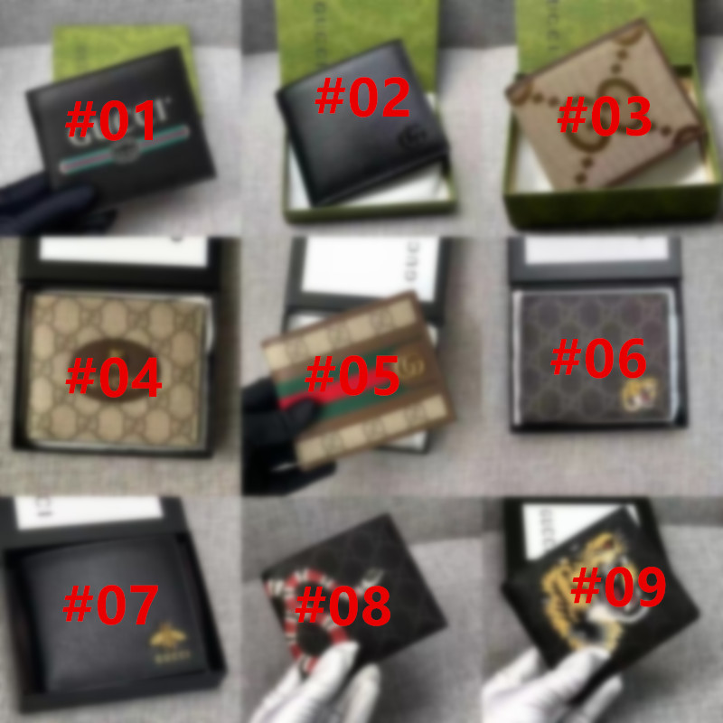 

2022 Top GGS LVS wallets card holder France Paris plaid style luxury F mens women wallet high-end luxurys designers with latest packaging box H, #04