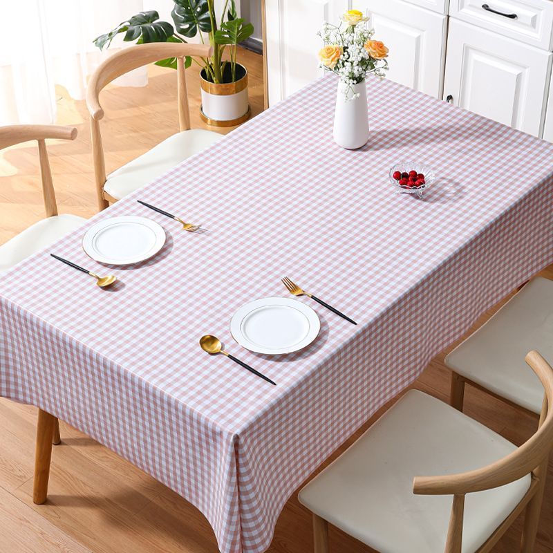 Tablecloth disposable PVC tablecloth round small round table mat home dining table AXZD01-image-1073344972