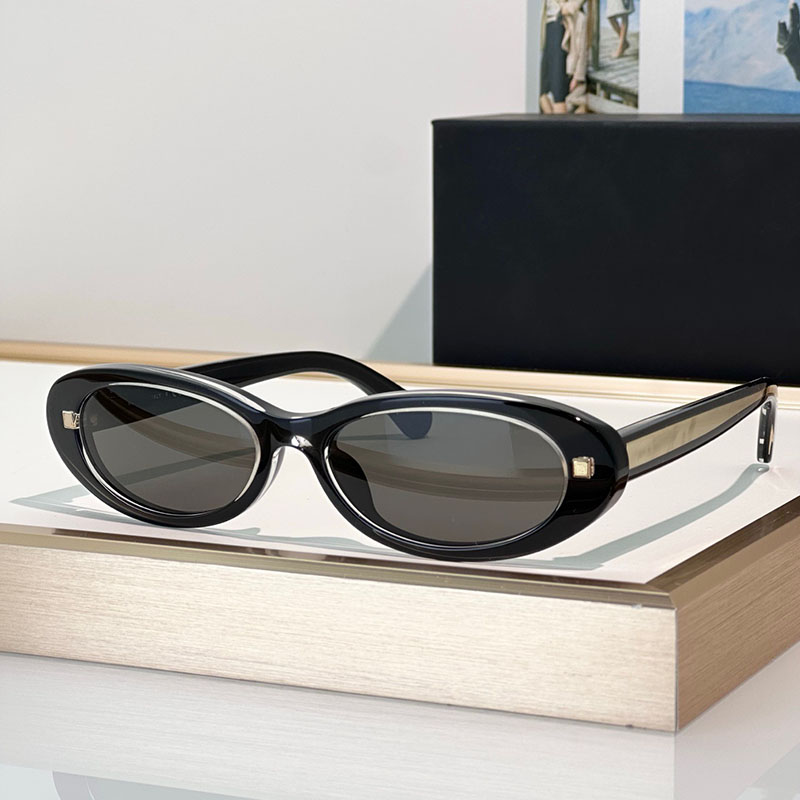 New Fashion Design Elliptical Sunglasses Men Women Designer Sunglasses CH9175B Acetate Gold Plated Lenses Fashion sports and leisure style UVA100% w