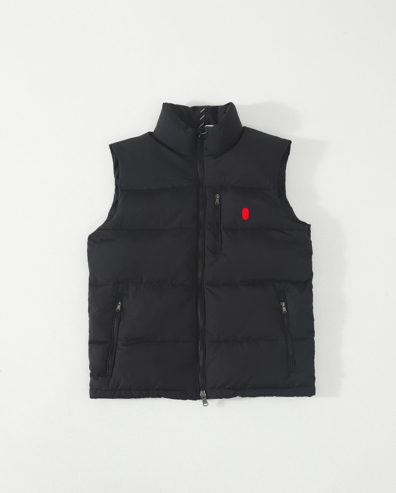 Mens Vests Black Vest Jacket Men Slim Fit Stand Collar Sleeveless Puffer Designer Autumn Casual Waistcoat Warm Coat Zipper White Duck Down Q25121