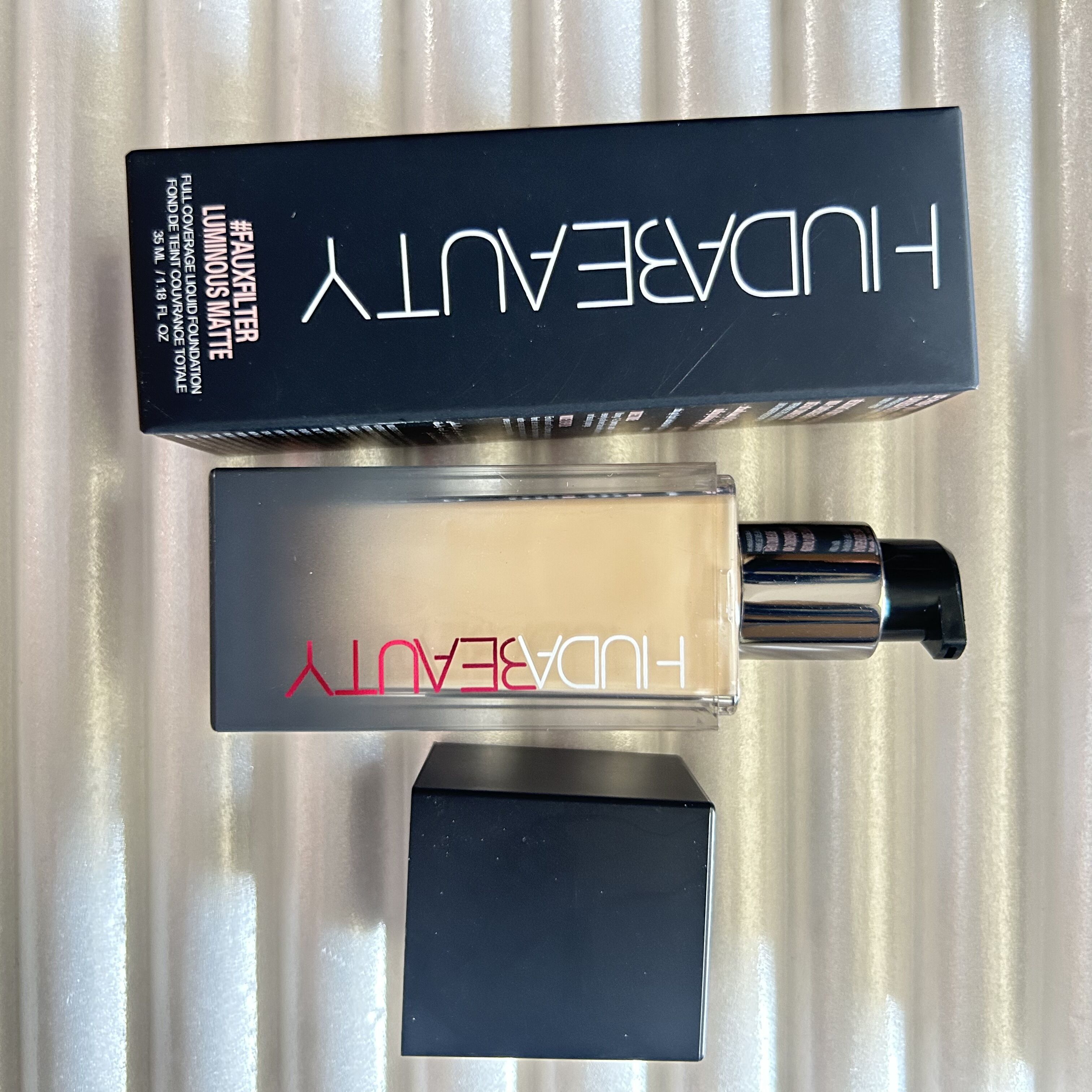 Huda Beauty Face 35ml FAUXFILTER LUMINOUS MATTE FULL COVERAGE Liquid Foundation 8 colors makeup Medium-coverage liquid foundation-image-1111411158