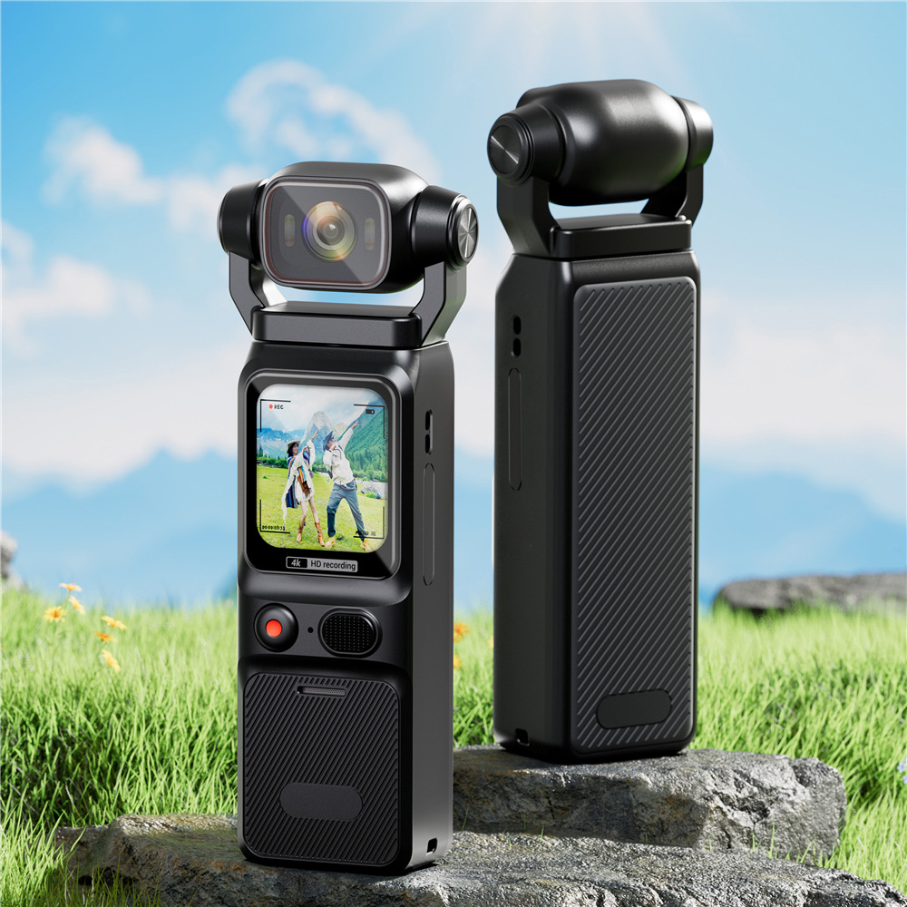 4K Ultra HD Gyro Anti-Shake Vlog Pocket Camera: Mini Touchscreen, Portable Action Cam for Cycling/Outdoor/Daily Use - WIFI, HD Shooting, Action R-image-1073319585