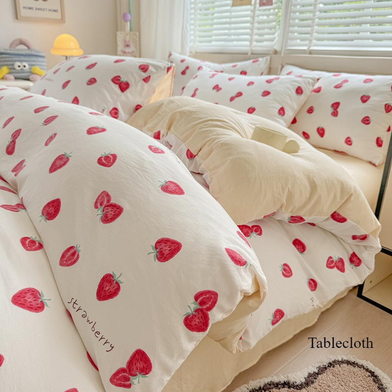 2026 Bedding Washed Warm Cotton Sheets Bedroom Duvet Cover Abraded All Seasons-image-1073317966