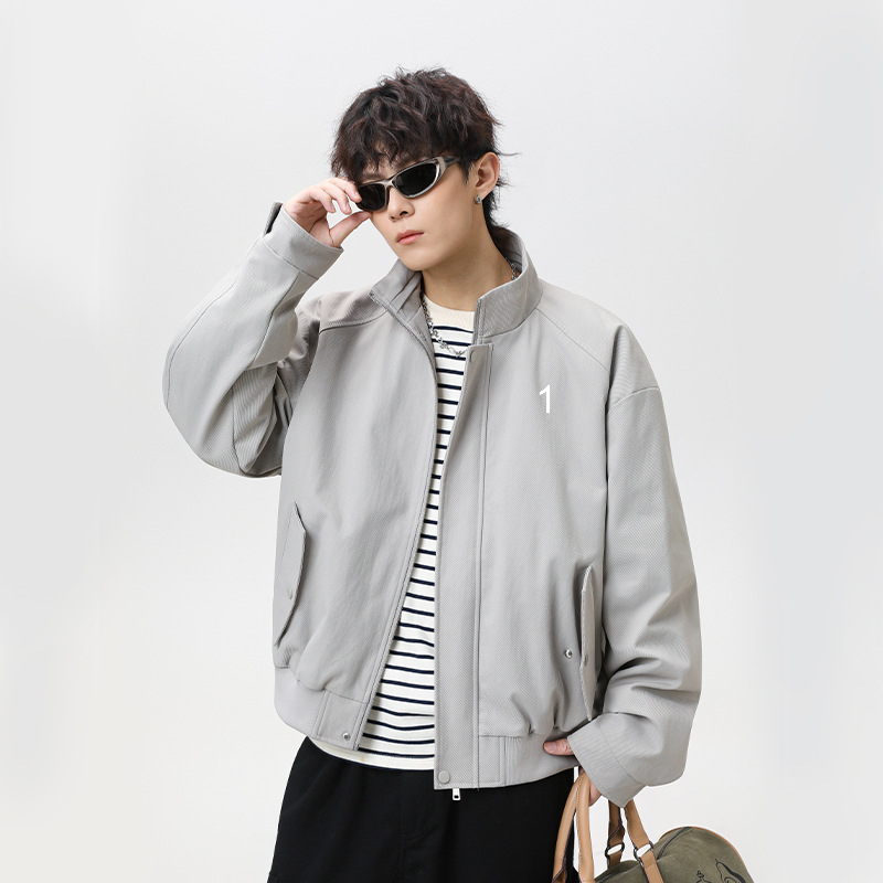 Men Jackets High Street Baseball Uniform 25 Autumn New Product Cleanfit Short Jacket Stand Collar Jacket Men hoodie CYJK9958