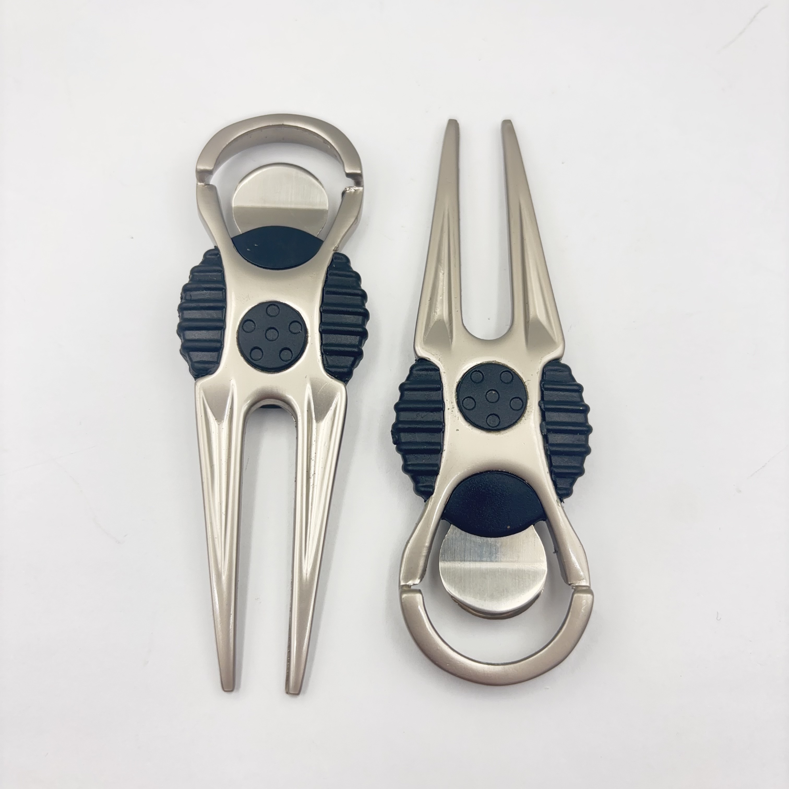 Factory Price Wholesale Retractable Golf Divot Repair Tool with Custom Magnetic Blank Ball Marker-image-1073310054