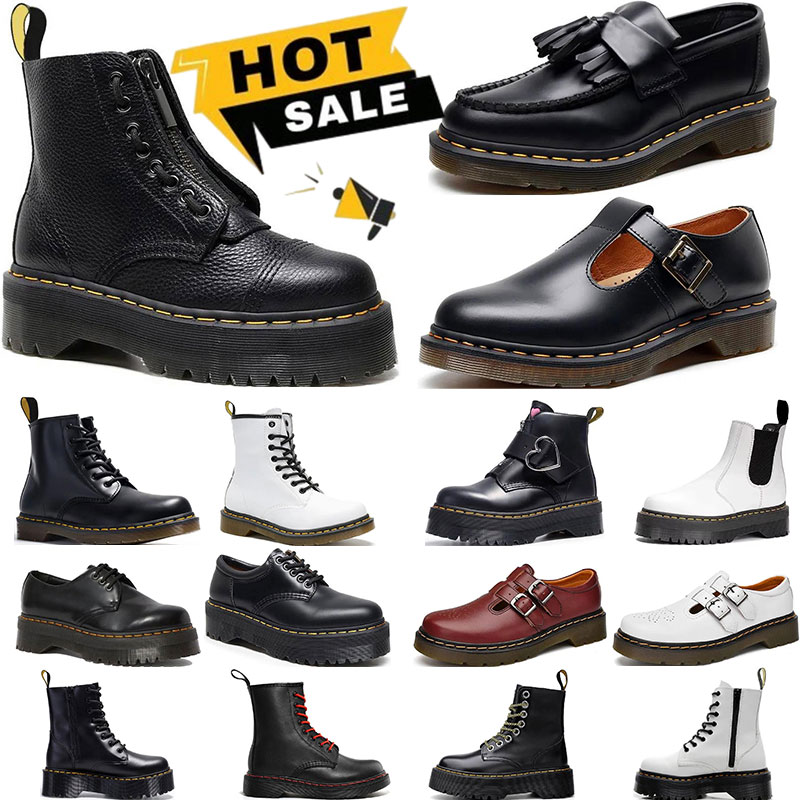 Designer doc matin boots for mens women warm booties real leather snow winter classic bottes black yellow boots platform doc matins sneakers boot-image-923818300