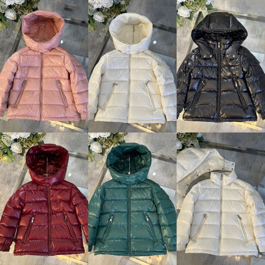Baby Kids Down Jackets Coats Boys Girls Designer Toddlers Children Clothing Winter Warm Clothes Youth Outwear Black White Pink Green Pink Red Cas-image-1073306005