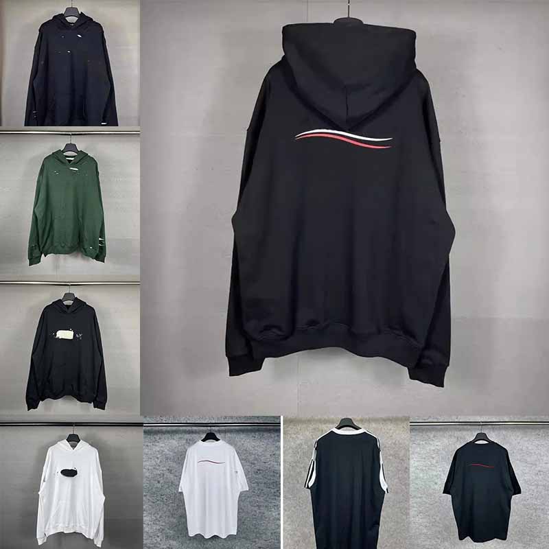 Sweat à capuche homme designer T-shirt mode femme vintage sport S M L XL col rond manches longues