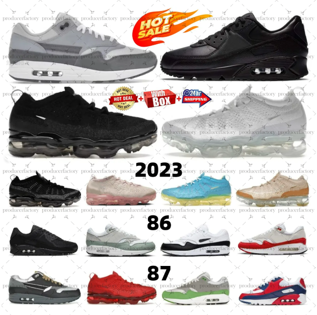 2025 cushion craft 86 87 90 Designer shoes Women Men Triple Black White Pure Platinum Black Sail Oatmeal Pearl Pink Running shoes trainers 36-45