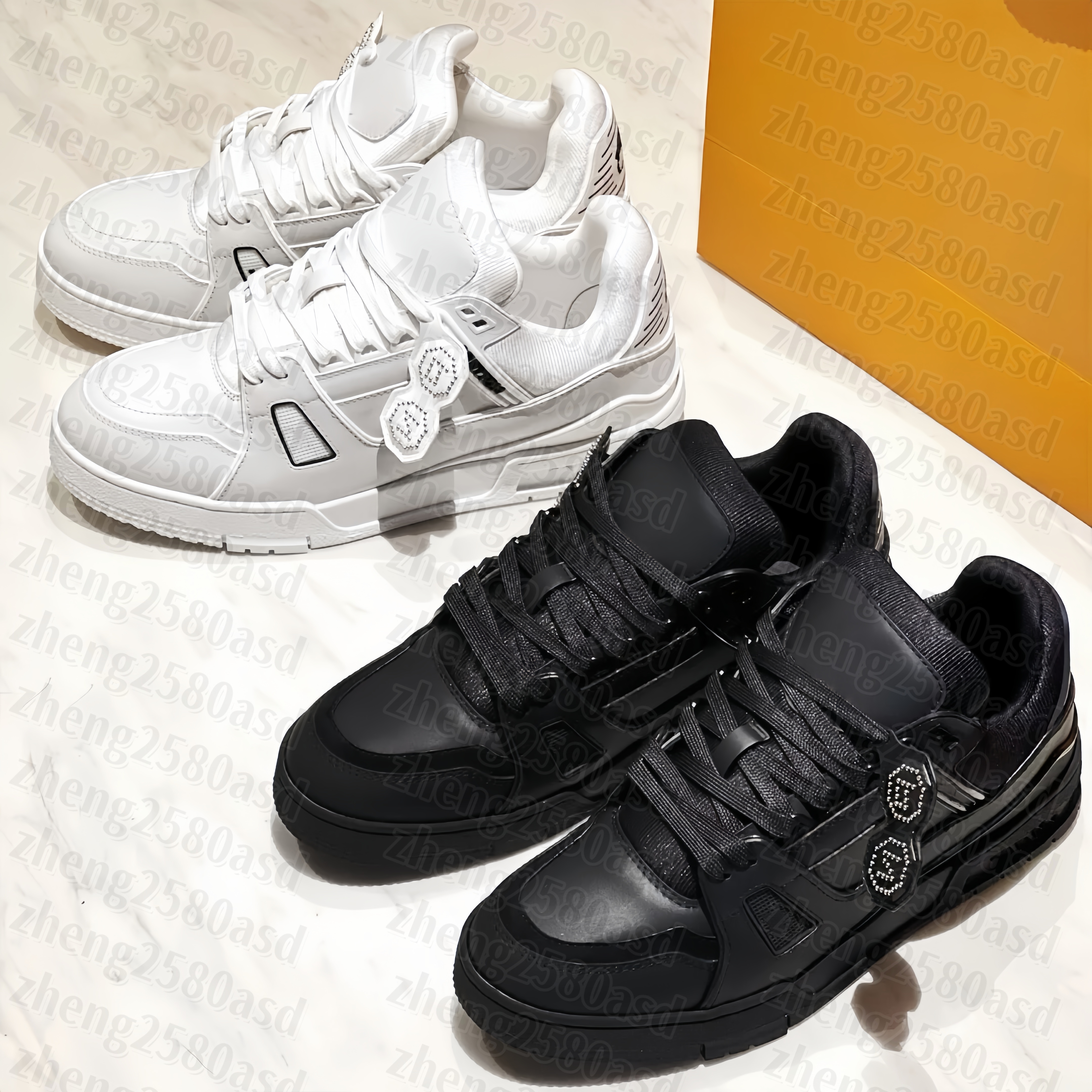 Sac Designer sneaker Black White Leather Womens Mens trainer Casual shoe Luxury chunky athletic Walk Run shoe Business outdoor sport tennis track ba