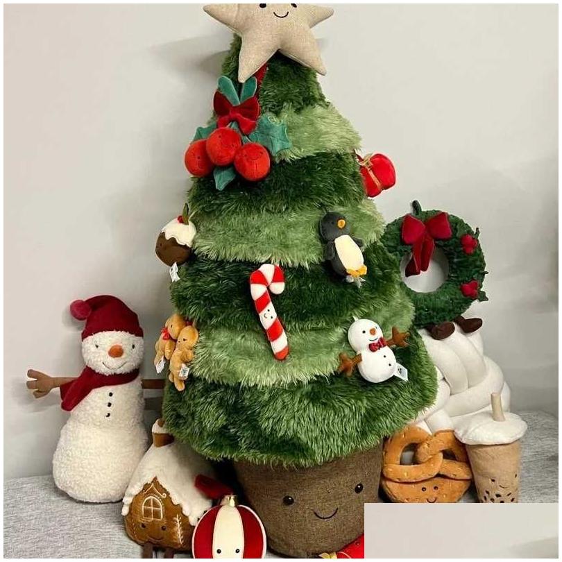 Stuffed Plush Animals 45Cm Christmas Tree Jellys Cat Doll Spruce Decoration Scene Toy Holiday Birthday Gift Drop Delivery Toys Gifts Otnad C25111-image-1084814792