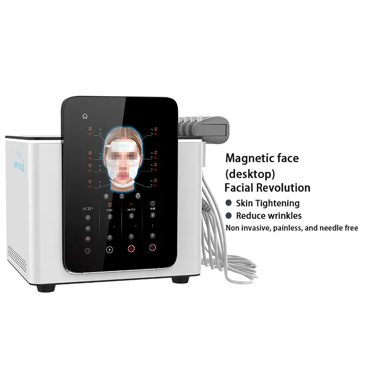 Portable MF8 Peface Face Ems HILFES PCRF Face Lifting Wrinkle Removal Muscle Stimulation Skin Tightening Machine