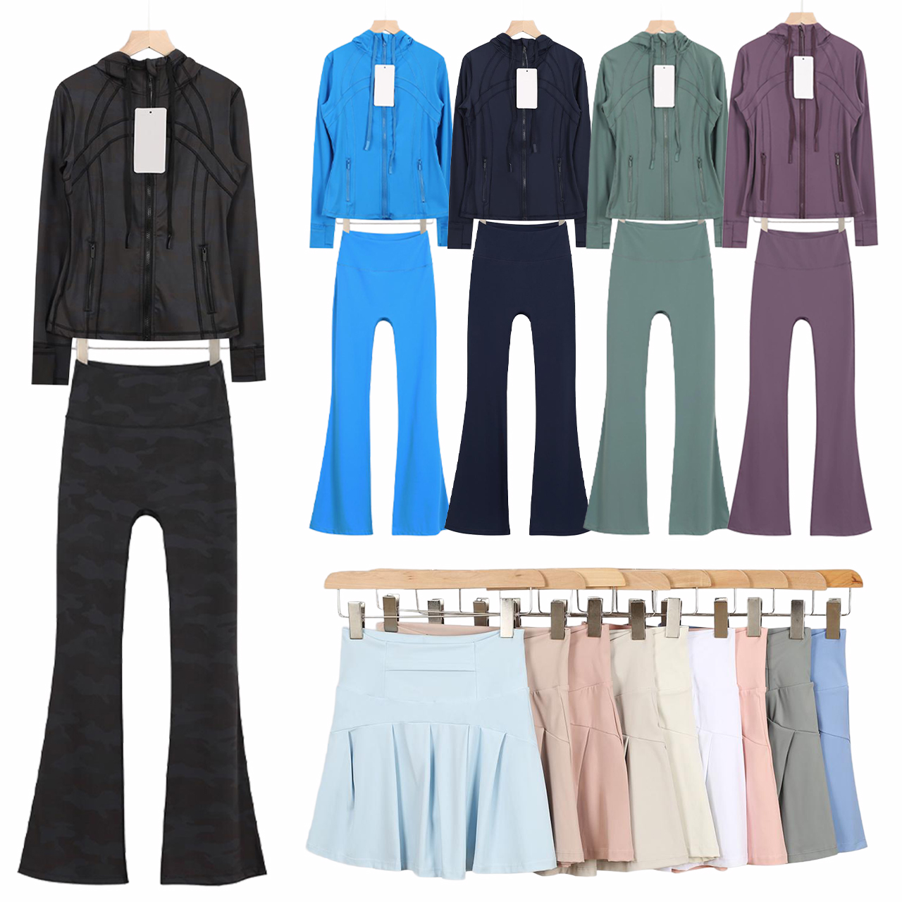 womens yoga jacket sets gold zipper definejackets tank leggings define hooded jacket workout sport coat fitness jacket sports quick dry activewea-image-1073639084