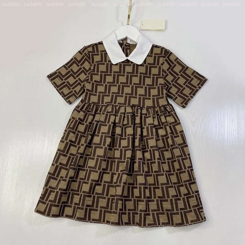 Children's clothing T-shirts Designer Baby Girls Clothing Children Long Sleeve White T-shirt Classic Brand Kids Spring Dress Set Letter Clot-image-1073522080
