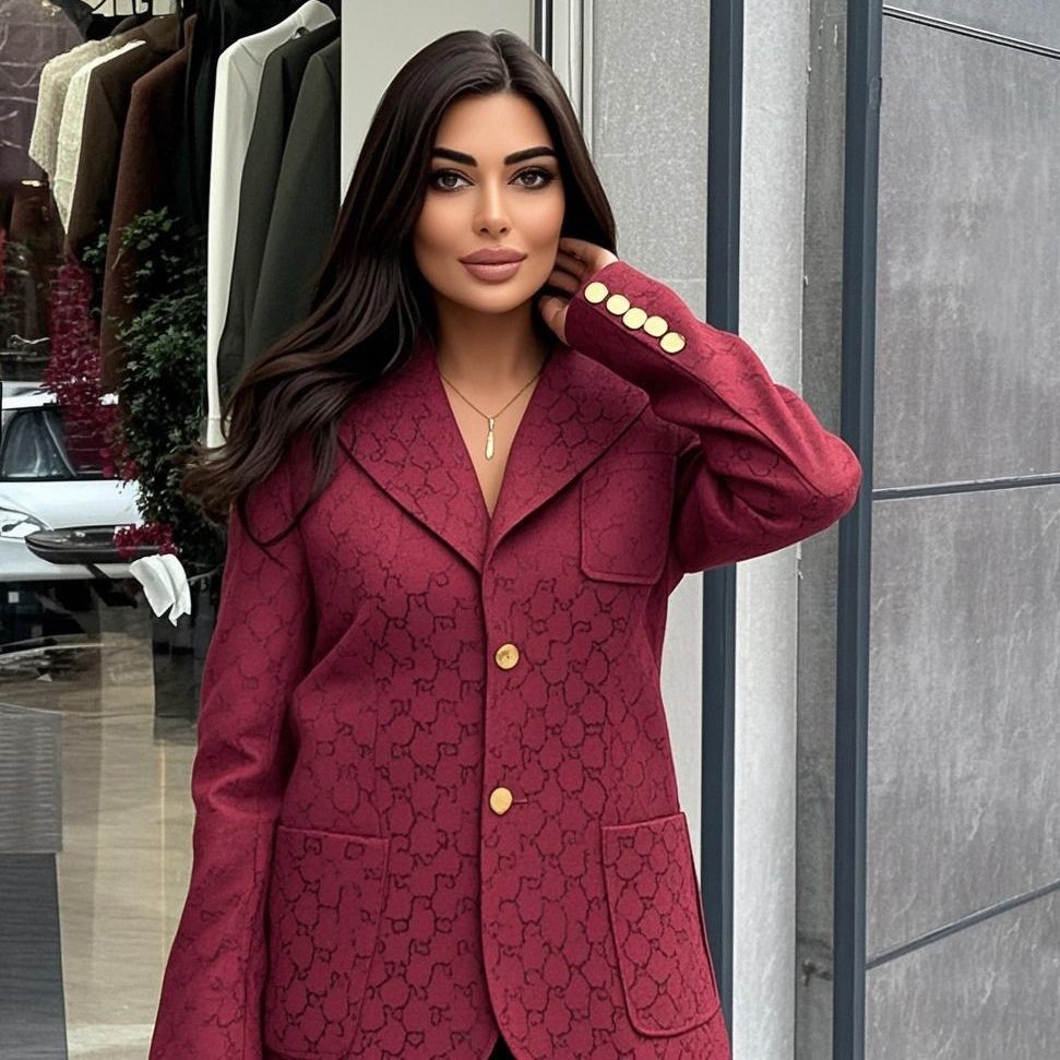 Designer womens suits clothes blazer jacket coat with full letters spring new released tops