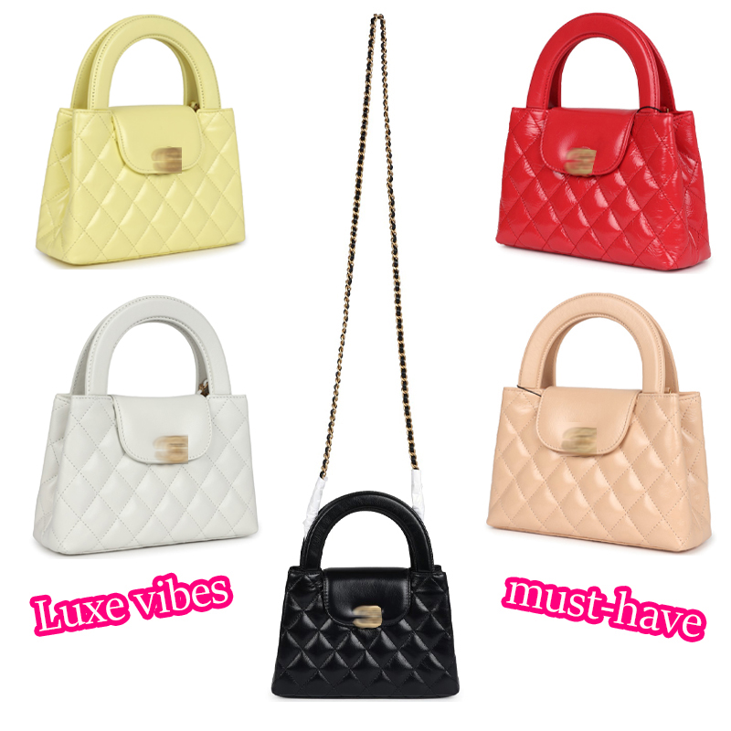 Shoulder Bags cc Bag Designer Mini Flap chain Strap Cross Body Handbag with Gold Ball women Fashion Purse classic Style Crossbody