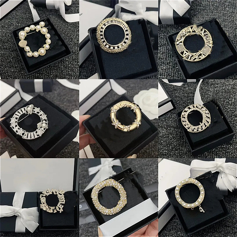 Luxurious Diamond Brooch High-quality Brooch Women's and Men's Design Jewelry Brooch High Quality Elegant and Noble Brooch Neutral Hepb-image-1073772642