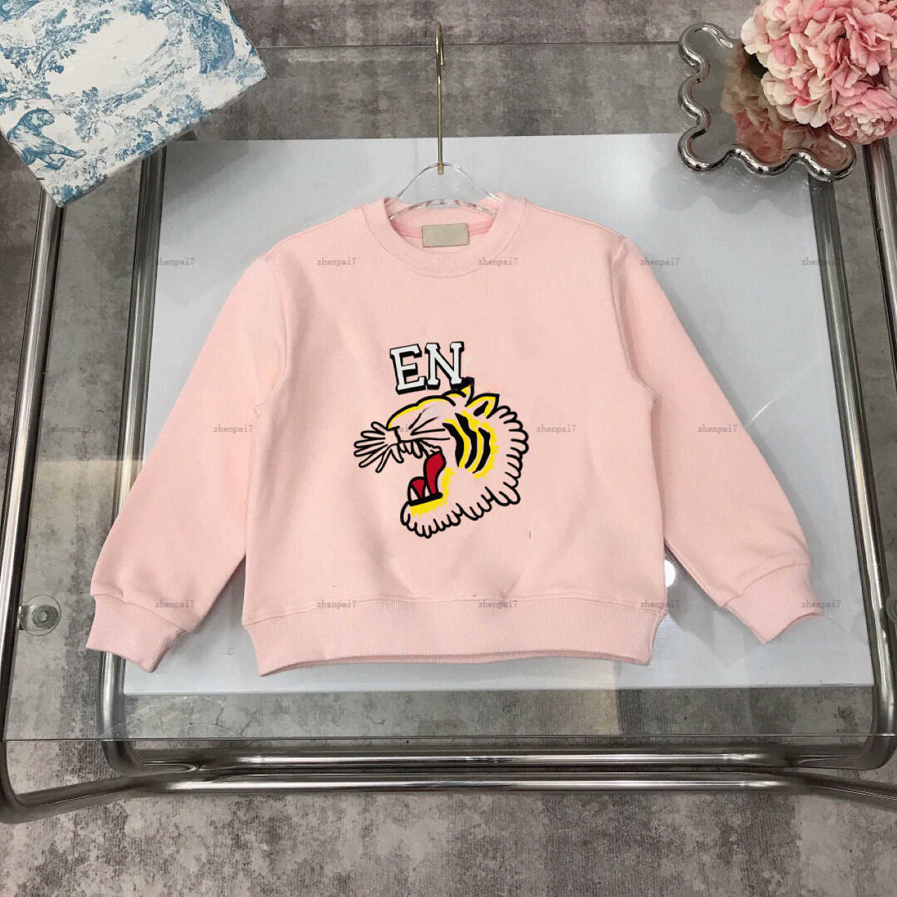Top kids sweater Leopard-patterned printed boy girl sweatshirts kids designer clothes autumn child pullover A811X22N204-image-1073729685