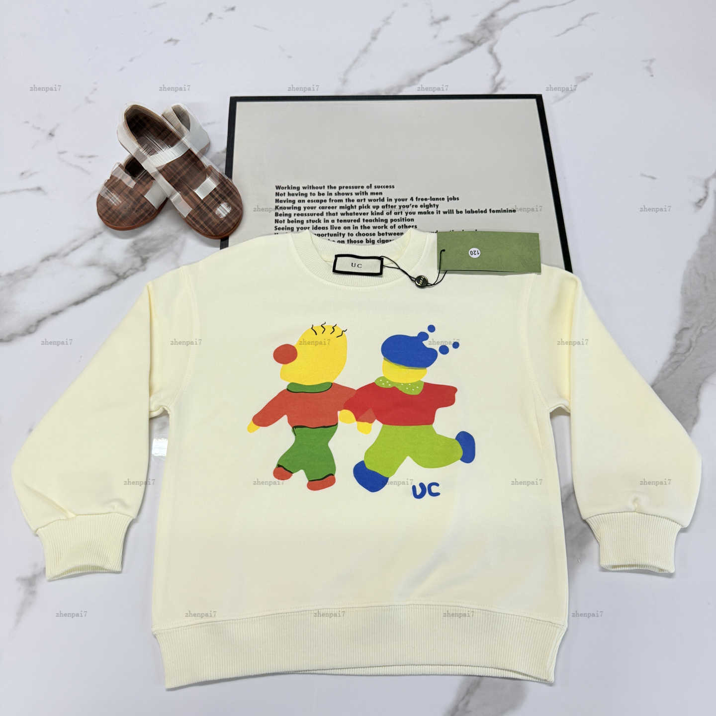 Top kids hoodie Colorful character pattern print child pullover designer baby clothes round neck girls boys sweater A800X22N204-c-image-1073729595