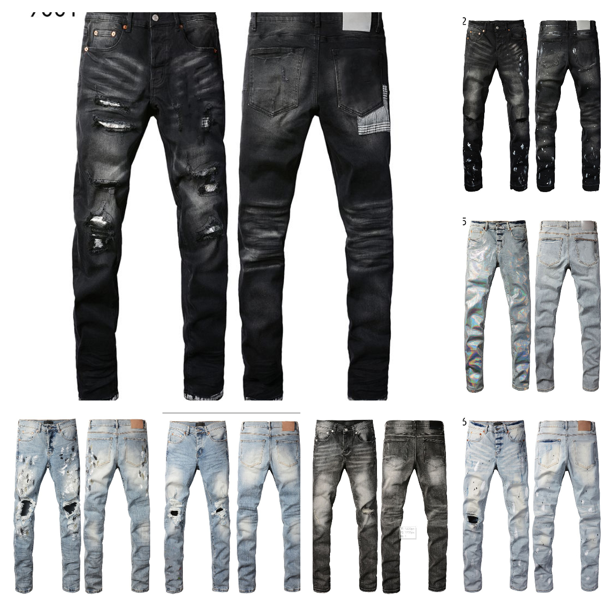 Mens Designer For Pants Designer Jeans Mens purples jeans Men Jean shorts Pants High-end Quality Straight Design Retro Streetwear Casual motorcycle