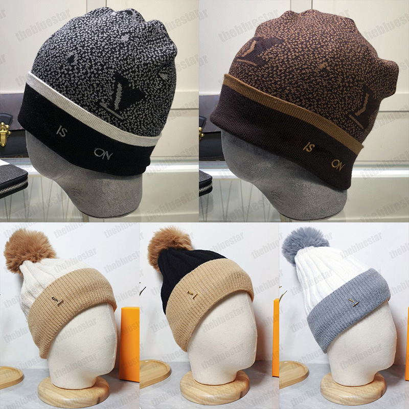 Designer Classic Winter Cold Hat Beanie Designer Women Men Cashmere Knitted Yarn Cap Luxury Hats Skull Cap High Quality Outdoor Warm Hat Ski Hats CR