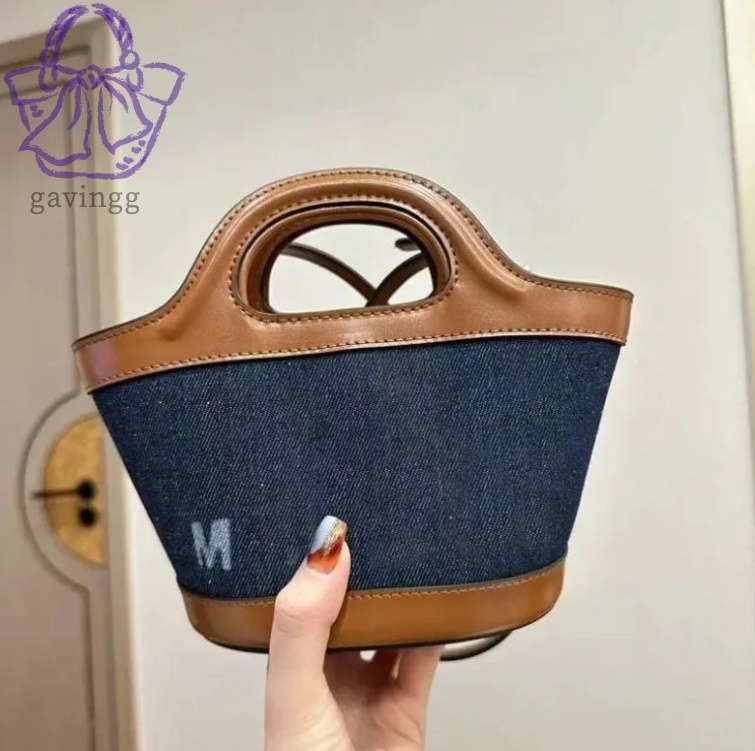 Shoulder Bags Summer Classic Woven Vegetable Basket Handbag Straw Bag Shopping Leather Beach Girls Handhe-image-937706175