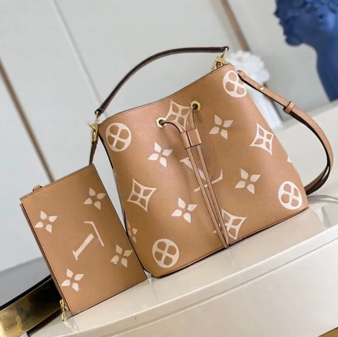 10A Top quality New neonoe Womens crossbody shoulder bag Original designer handbag mirror quality leather chain bags expensive tote bucket bag wrist