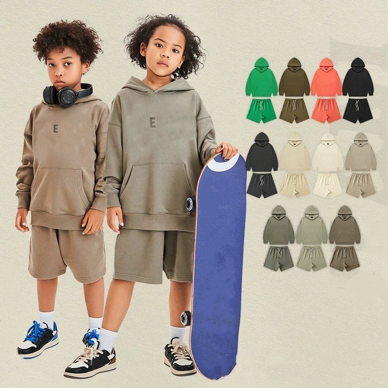 Boys Kids Clothes Sets Designer Tracksuits Hoodies Shorts Suits Letter Printed Toddlers Girls 2-piece Clothing Children Youth Sweatshirts Pullove-image-822497501
