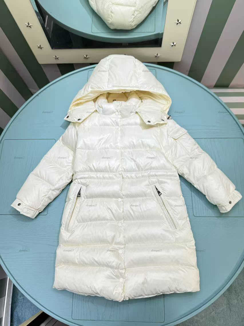 Top baby Long down Jackets High quality Winter Hooded child down coat kids designer clothes Waterproof girl overcoat A978X27N233-image-1073882582
