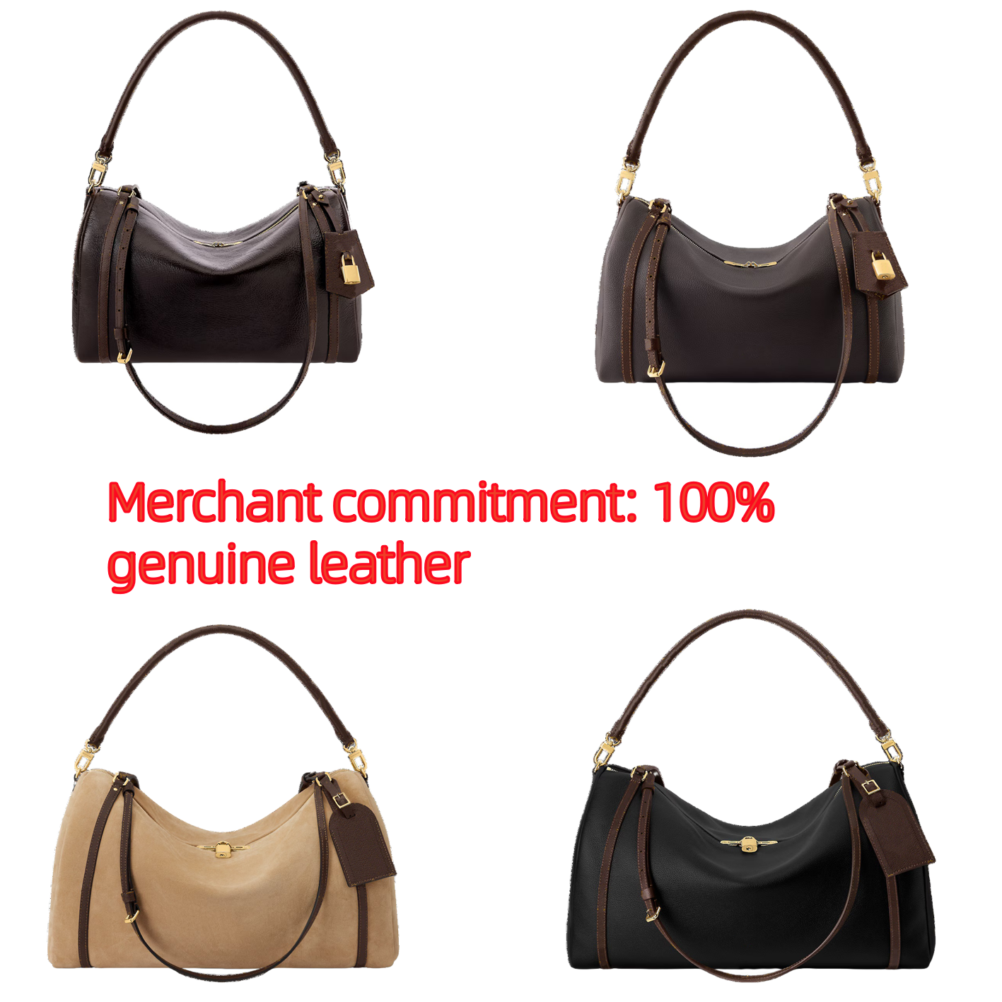 Sacs de créateurs de luxe Tote Tote Express Cow Hide Sange en cuir en cuir Sac à main pour hommes Sac à main Sac d'oreiller sans arme M26397 M263