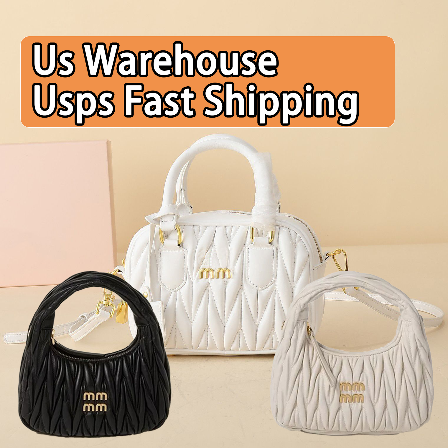 Designer bag Luxury bag Shoulder bag Women's crossbody bag Handbag Stray bag Soft sheepskin fold bag High quality armpit bag Shoulder metal