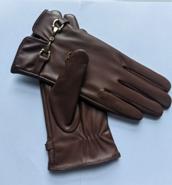 Gants gants de créateur chaud doux femmes gants en cuir authentiques mittens cachemire à l'intérieur de l'écran tactile