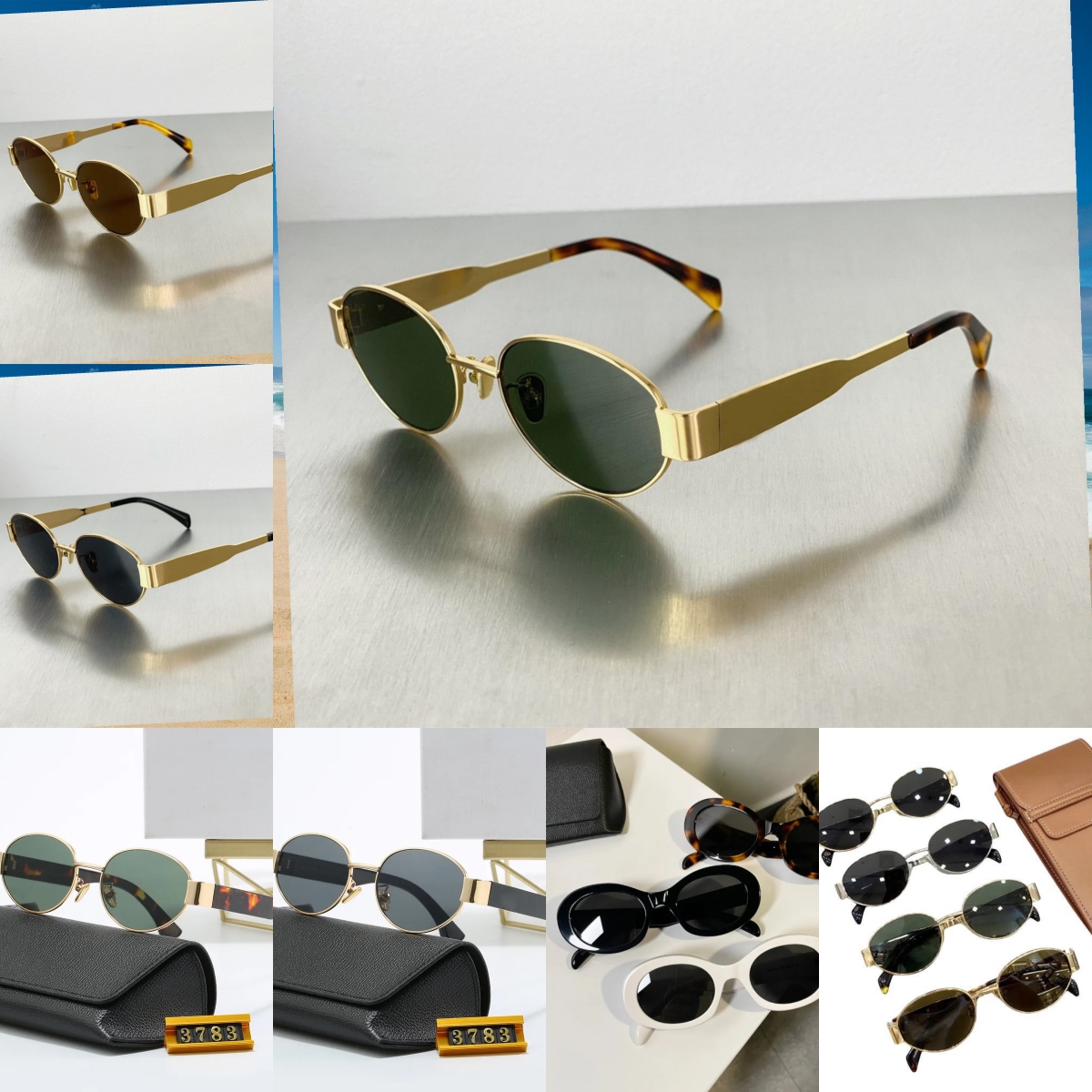 Mens and Women Sunglasses Designer 2026 New Sunglasses Uv400 Full Frame Luxury Polarized Classic Vintage Fashion Eyeglasses Trendy Optical Lunettes