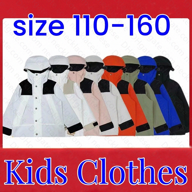 Designer Kids Jackets Toddlers Boys Girls Outdoor Clothes Mountain Coats Windbreaker Hike Youth Luxury Children Clothing Parkas Black WvpxQ#-image-835836849