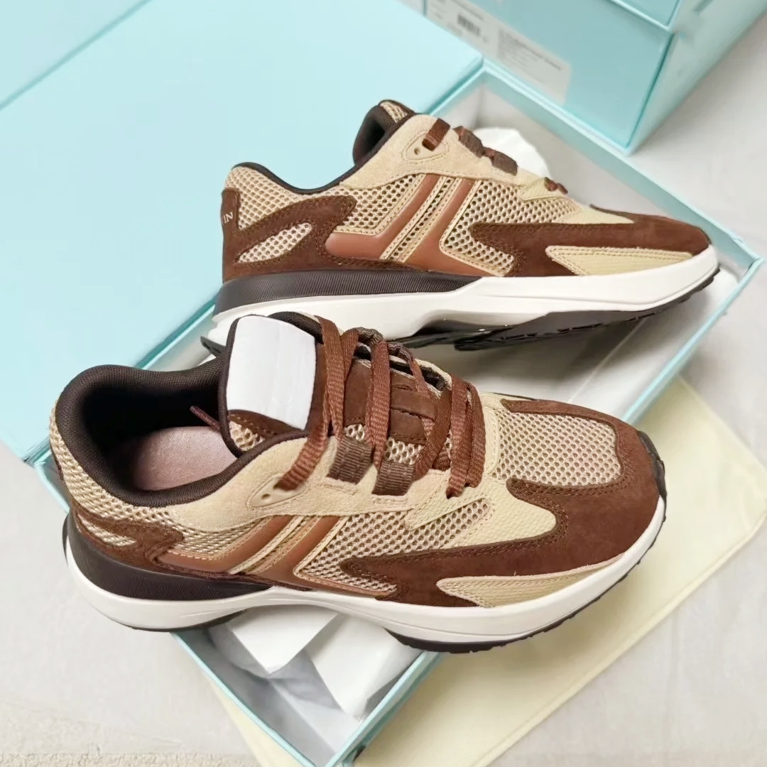Womens Man track sneaker youth shoe 10a Designer Casual shoe Black White trainer Leather Luxury athletic Run shoe Classic Walk tennis basketball spo