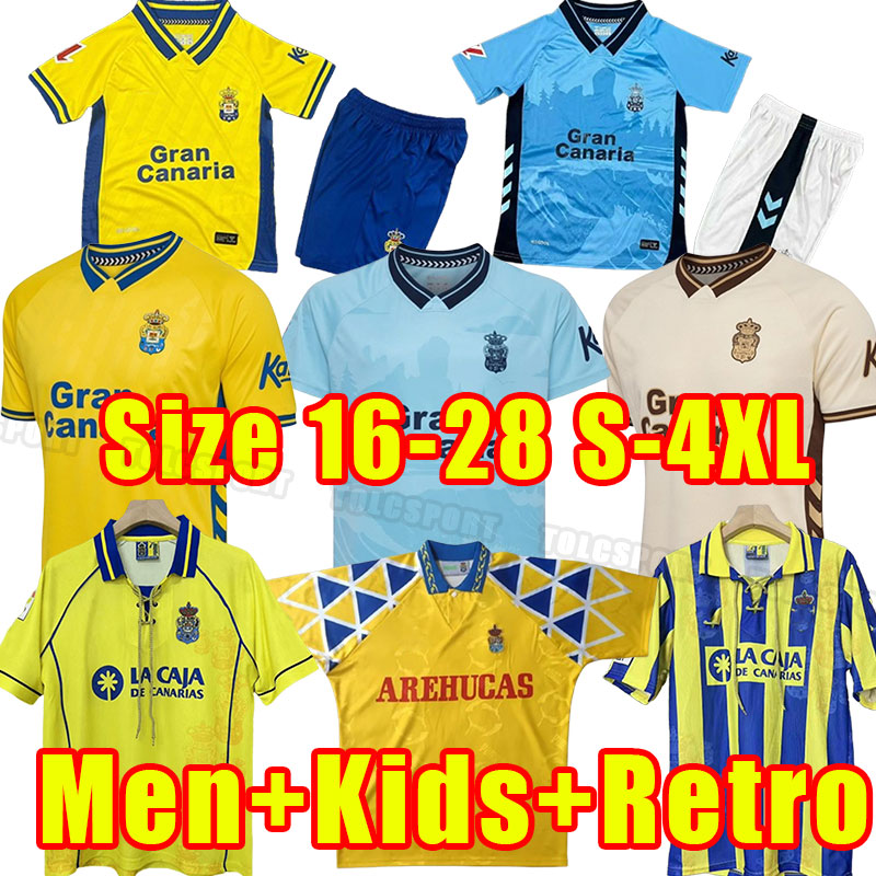 4XL 3XL Las Palmas 25 26 UD Soccer Jerseys JONATHAN VIERA 2025 2026 ROBER Araujo RODRYGO ONTIVEROS CASTRO MALAGUISTA football shirt men kids Retr-image-927149190