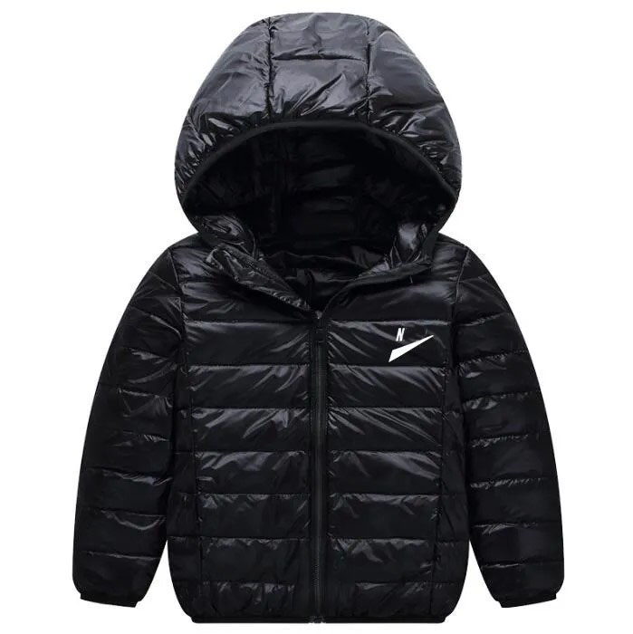 Kids Winter Down Coats Boys Girls Fashion Overcoat Thicken Casual Warm Outerwear Children Hooded Windproof Clothing