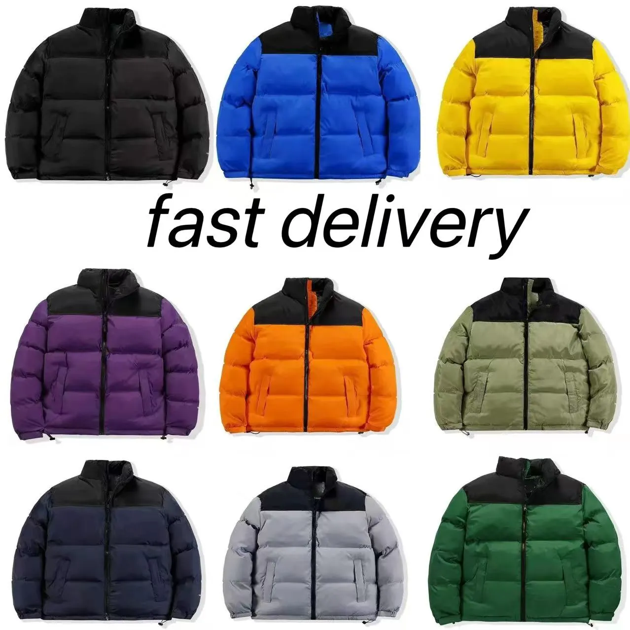 Men's and women's down jackets, designer luxury thick down jackets, high-quality embroidered winter tops, outdoor stand up collar warm jac