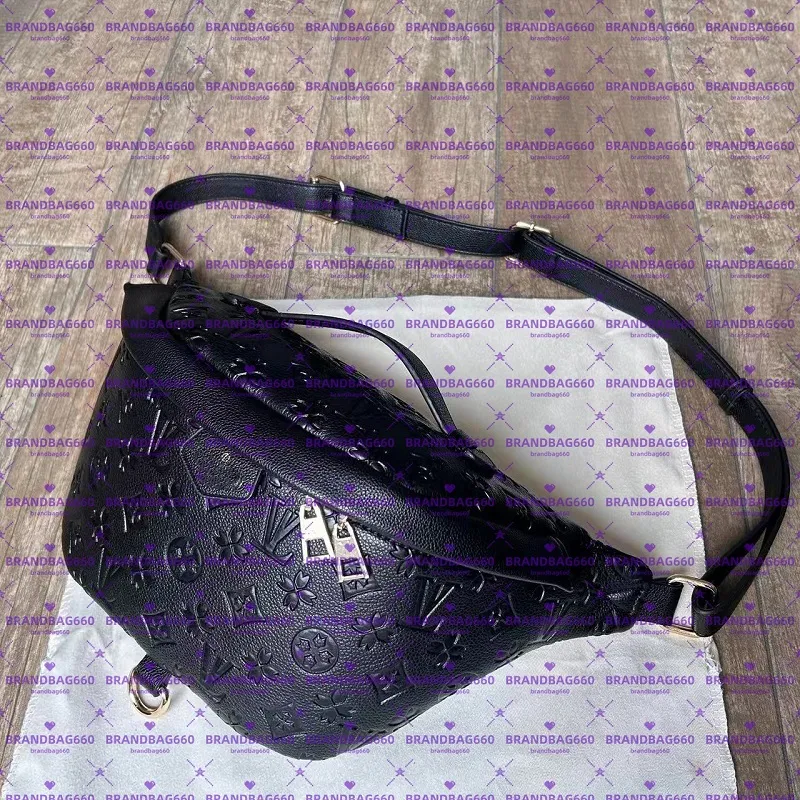 111A Top Quality Newest style Bumbag Cross Body Designer Shoulder Bag Brown flower embossed Leather Luxury Waist Bags Temperament Fanny Pack Bum Wai
